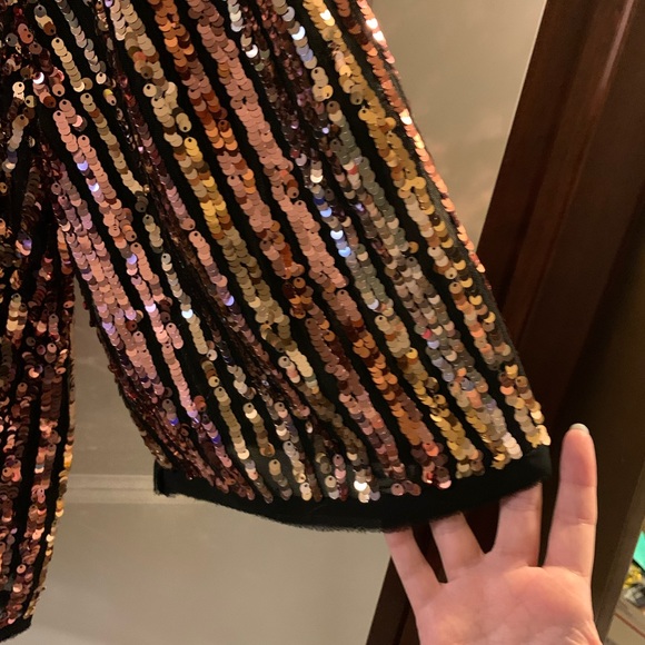 Sequin blouse small - Picture 3 of 4